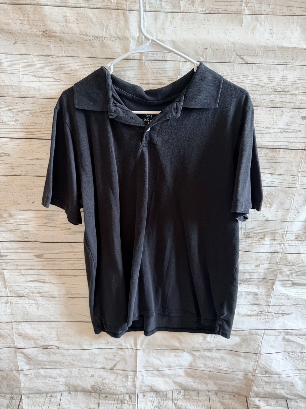 Essentials Black Men’s Polo Shirt